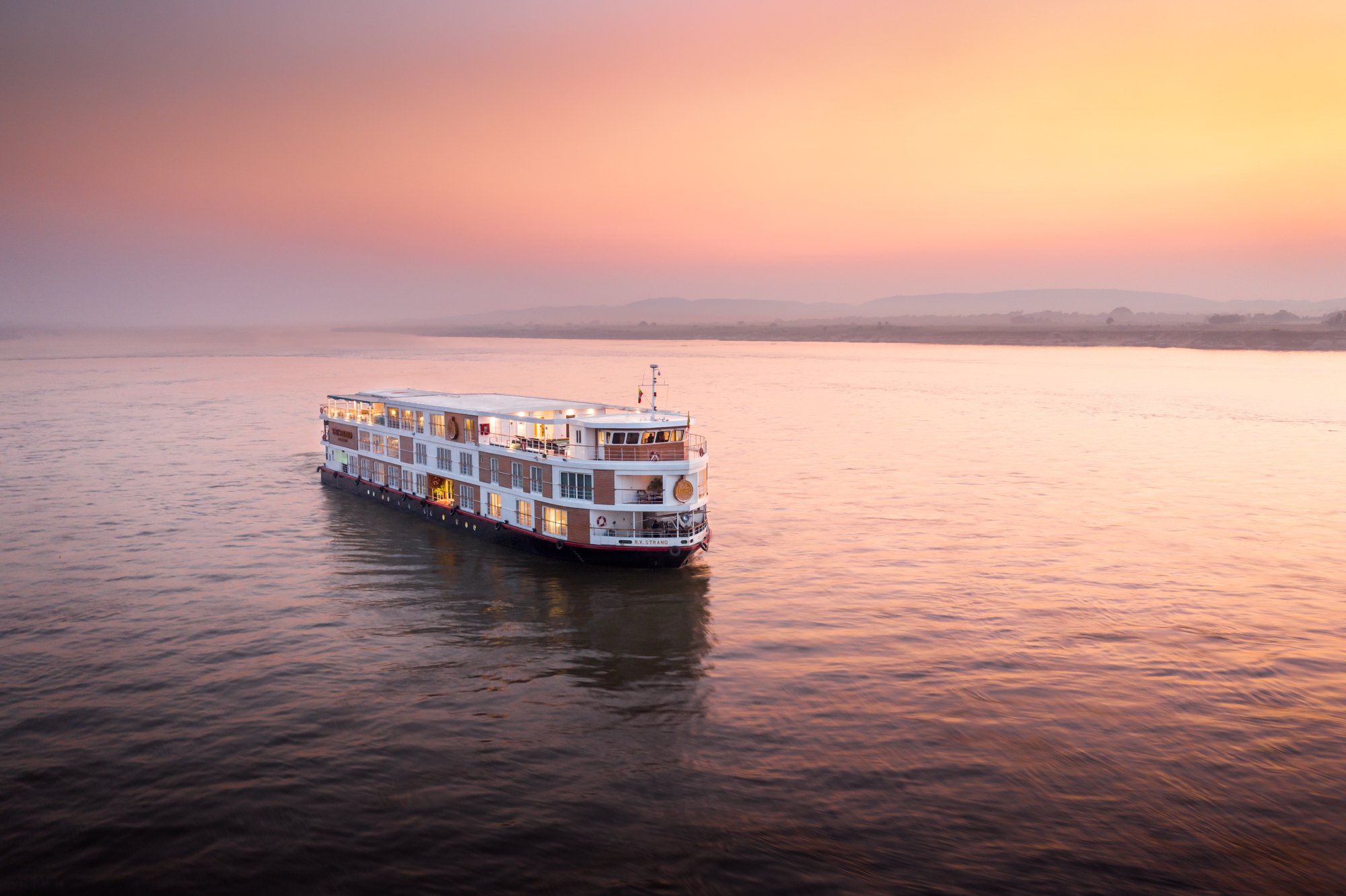 Tim Gerard Barker Creates Improved Marketing Materials for The Strand Cruise in Myanmar